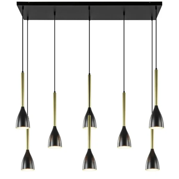 chique_lichts_hanglamp_zw_1-1.webp Best Sale Straluma Chique 8-lichts hanglamp zwart met goud