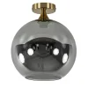 chique_plafondlamp_goud_m_0.webp New Straluma Chique plafondlamp goud met smoke/titanium glazen bol