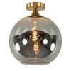 chique_plafondlamp_goud_m_1.webp New Straluma Chique plafondlamp goud met smoke/titanium glazen bol