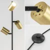 chique_staande_lamp_mat_z_3.webp Flash Sale Straluma Chique staande lamp mat zwart met gouden spots
