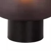 chique_tafellamp_zwart_me_2.webp Discount Straluma Chique tafellamp zwart met mat zwart glas