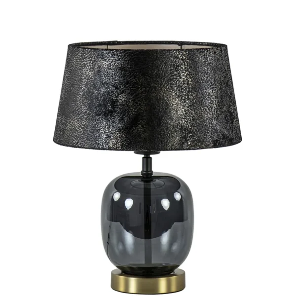 chique_tafellamp_zwartgou_0-1.webp Fashion Straluma Chique tafellamp zwart/goud met kap