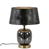 chique_tafellamp_zwartgou_1-1.webp Fashion Straluma Chique tafellamp zwart/goud met kap