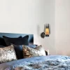 chique_wandlamp_zwart_mar_4.webp Fashion Straluma Chique wandlamp zwart marmer met smoke glas