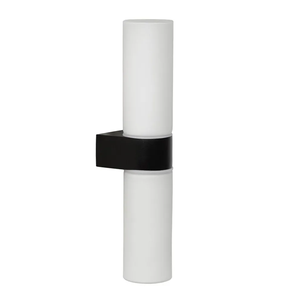 cilinder_badkamerlamp_zwa_0.webp Flash Sale Straluma Cilinder badkamerlamp zwart met opaal glas IP44