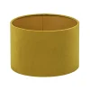 cilinder_kap_fluweel_oker_0.webp Store Straluma Cilinder kap fluweel oker geel met goud 25 cm