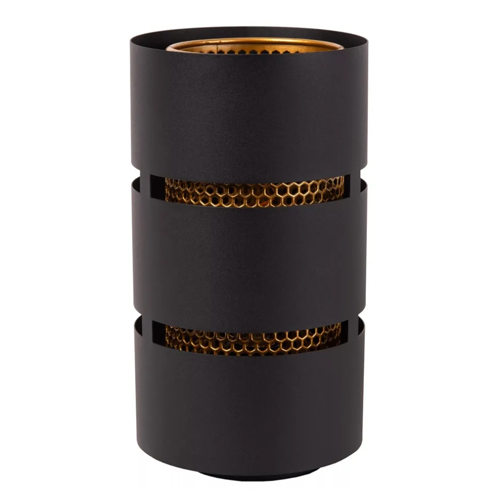 cilinder_tafellamp_zwart__0.webp Fashion Straluma Cilinder tafellamp zwart metaal met goud