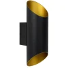 cilinder_wandlamp_zwart_g_0.webp New Straluma Cilinder wandlamp zwart goud up+down