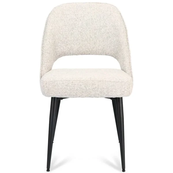 comfortabele_eetkamerstoe_1.webp Sale Straluma Comfortabele eetkamerstoel grijs met zwarte poot