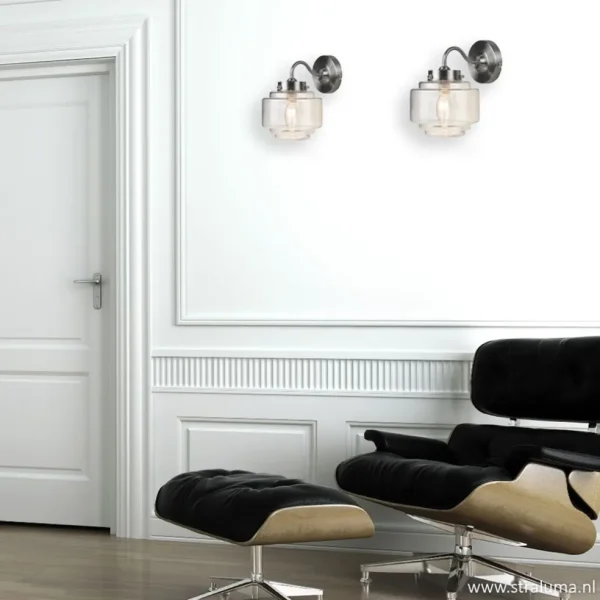 deco_wandlamp_staal_met_h_4.webp Flash Sale Straluma Deco wandlamp staal met helder glas