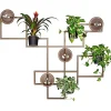 decoratief_metalen_wandre_0.webp Sale Straluma Decoratief metalen wandrek inclusief potten