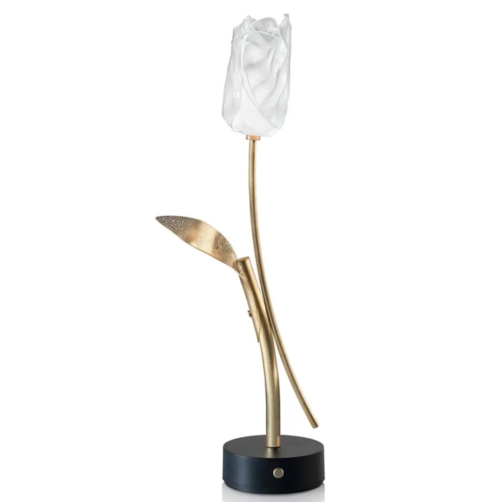 decoratieve_led_tafellamp_0.webp Best Sale Straluma Decoratieve LED tafellamp Tullip zwart/goud dimbaar