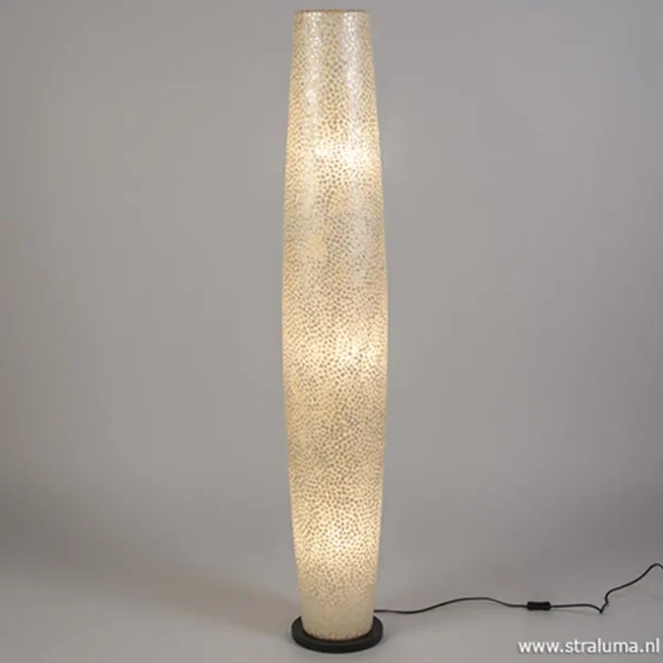 decoratieve_schelpen_vloe_1.webp Outlet Straluma Decoratieve schelpen vloerlamp zuil