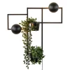 decoratieve_wandlamp_zwar_1-1.webp Sale Straluma Decoratieve wandlamp zwart met 2 plantenpotten