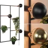 decoratieve_wandlamp_zwar_3.webp Store Straluma Decoratieve wandlamp zwart inclusief potten