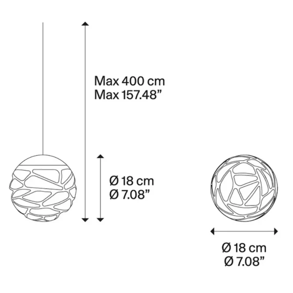 design_hanglamp_kelly_clu_1.webp Clearance Straluma Design hanglamp Kelly cluster LED champagne