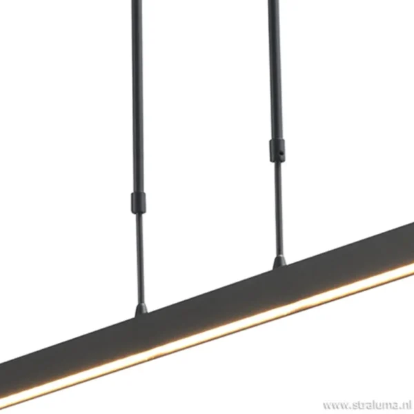 design_hanglamp_led_zwart_3.webp Clearance Straluma Design hanglamp LED zwart dimbaar