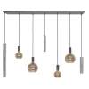 design_hanglamp_lichts_zw_0.webp Cheap Straluma Design hanglamp 7-lichts zwart met nikkel