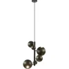 Best Sale Straluma Design hanglamp zwart met platinum bollen 2L