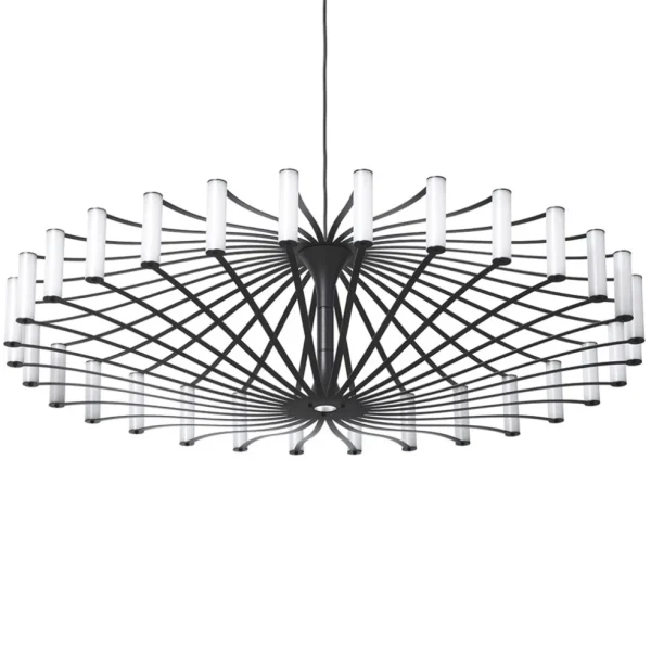 design_led_hanglamp_wheel_0.webp Discount Straluma Design LED hanglamp Wheel zwart 75 cm