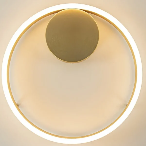 design_led_plafondwandlam_2.webp Sale Straluma Design LED plafond/wandlamp ring goud