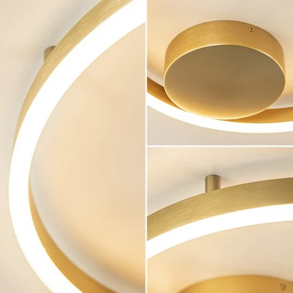 design_led_plafondwandlam_3.webp Sale Straluma Design LED plafond/wandlamp ring goud