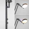 design_led_uplighter_met__3.webp New Straluma Design LED uplighter met leesarm zwart geborsteld staal