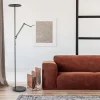 design_led_uplighter_met__4.webp New Straluma Design LED uplighter met leesarm zwart geborsteld staal