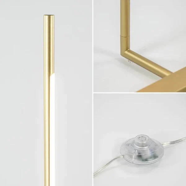 design_led_vloerlamp_goud_3.webp Clearance Straluma Design LED vloerlamp goud verstelbaar