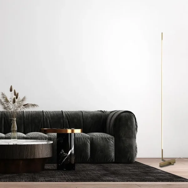 design_led_vloerlamp_goud_4.webp Clearance Straluma Design LED vloerlamp goud verstelbaar