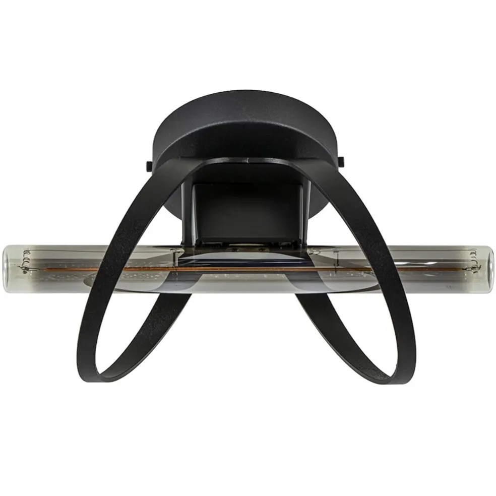 design_plafondwandlamp_ma_0.webp Sale Straluma Design plafond/wandlamp mat zwart