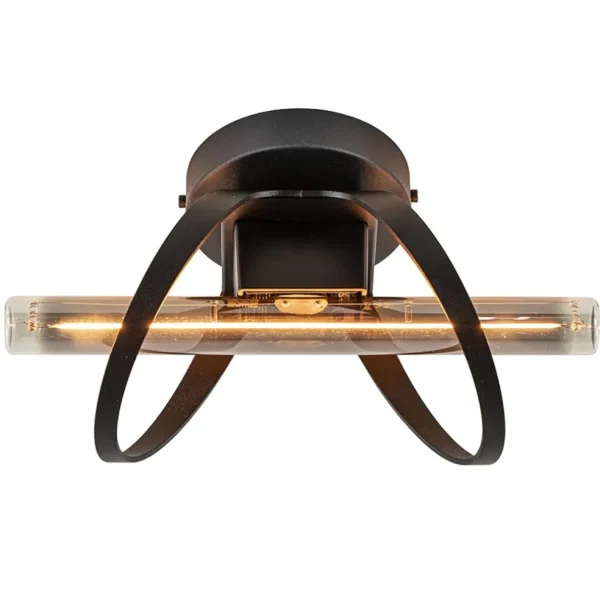 design_plafondwandlamp_ma_1.webp Sale Straluma Design plafond/wandlamp mat zwart