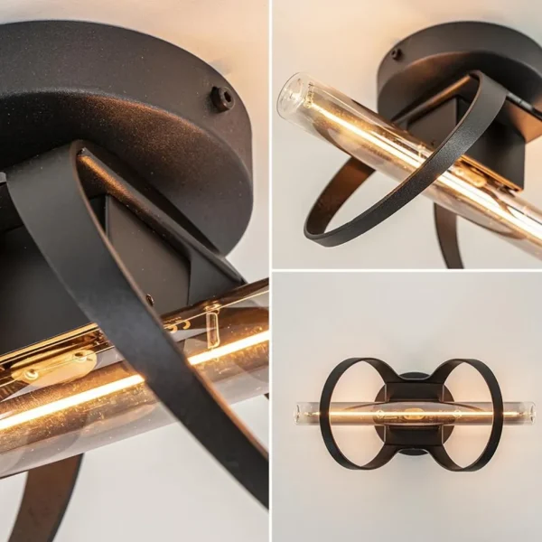 design_plafondwandlamp_ma_3.webp Sale Straluma Design plafond/wandlamp mat zwart