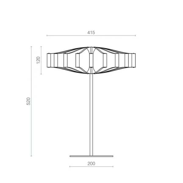 design_tafellamp_wheel_in_2.webp Hot Straluma Design tafellamp Wheel inclusief dimbaar LED