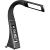 Sale Straluma Design tafellamp zwart met klok en dimbaar LED