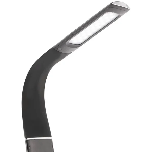 Sale Straluma Design tafellamp zwart met klok en dimbaar LED