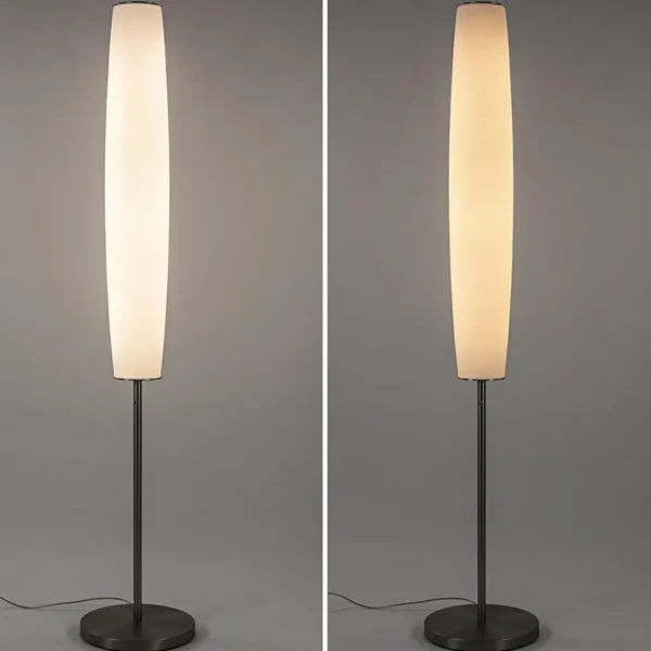 design_vloerlamp_cilinder_1.webp Discount Straluma Design vloerlamp cilinder opaal glas met dimbaar LED