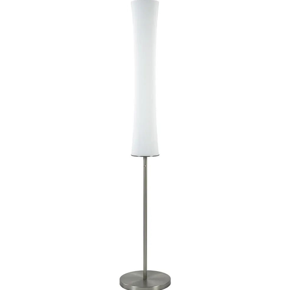 design_vloerlamp_nikkel_m_0.webp Clearance Straluma Design vloerlamp nikkel met opaal glas en uplighter
