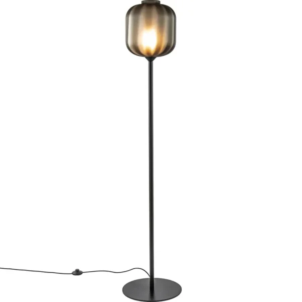 design_vloerlamp_zwart_me_1-1.webp Shop Straluma Design vloerlamp zwart met mat zwarte glazen kap