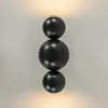 design_wandlamp_textured__2.webp Sale Straluma Design wandlamp textured black inclusief LED