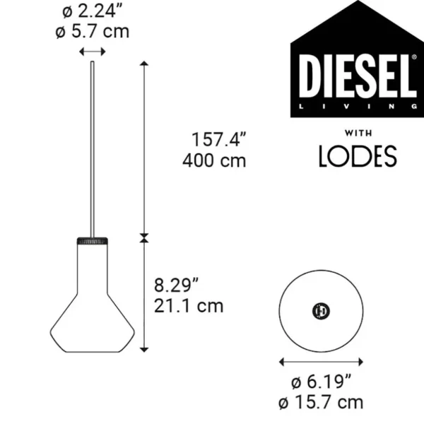 diesel_living_with_lodes__2-1.webp Outlet Straluma Diesel Living with Lodes hanglamp Flask A metallic black