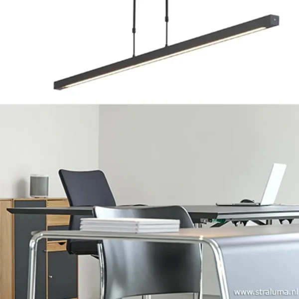 Online Straluma Dim to warm LED hanglamp-balk zwart