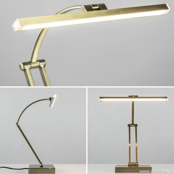 dimbare_led_bureaulamp_br_2.webp Hot Straluma Dimbare LED bureaulamp brons verstelbaar