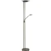 dimbare_led_uplighter_met_0-1.webp Clearance Straluma Dimbare LED uplighter met leeslamp donker brons