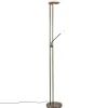 dimbare_led_uplighter_met_1-1.webp Clearance Straluma Dimbare LED uplighter met leeslamp donker brons