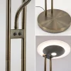 dimbare_led_uplighter_met_2-1.webp Clearance Straluma Dimbare LED uplighter met leeslamp donker brons