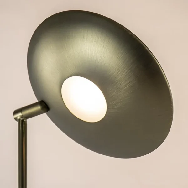 dimbare_led_uplighter_met_3.webp Sale Straluma Dimbare LED uplighter met leeslamp donker brons
