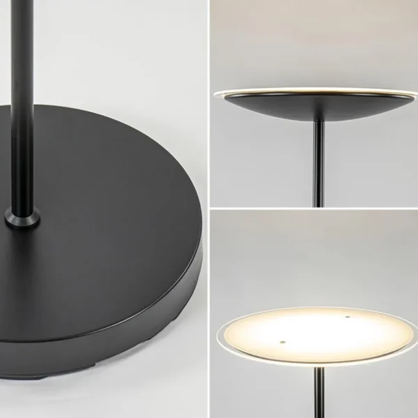 dimbare_led_uplighter_vlo_3.webp Clearance Straluma Dimbare LED uplighter vloerlamp mat zwart