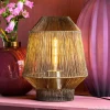 Fashion Straluma Draad tafellamp Vitora antiek brons