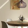 New Straluma Draadhanglamp landelijk brons-bruin 38cm